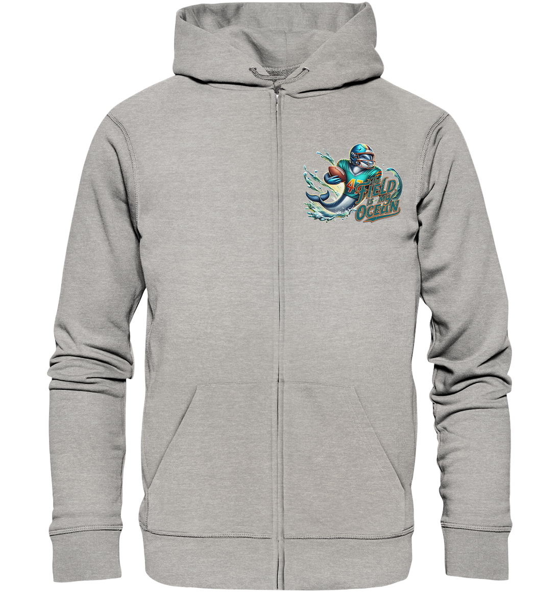 Dolphin - Organic Zipper