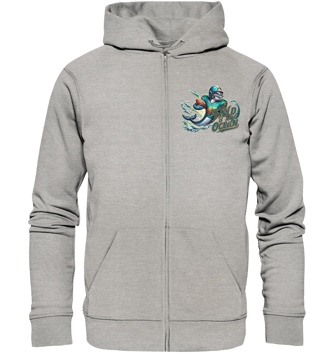 Dolphin - Organic Zipper