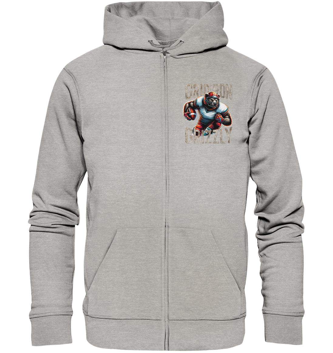 Gridiron Grizzly - Organic Zipper
