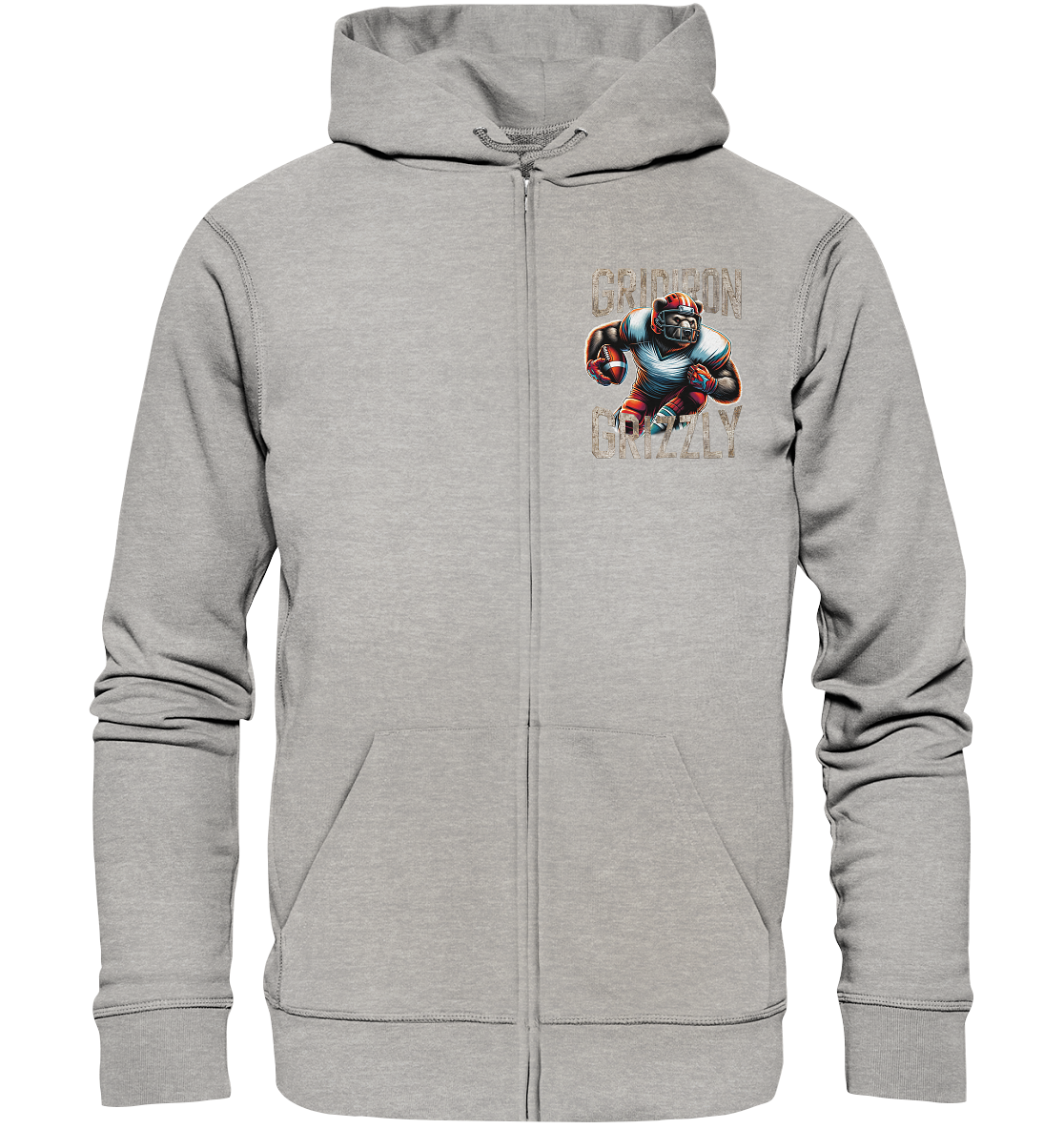 Gridiron Grizzly - Organic Zipper