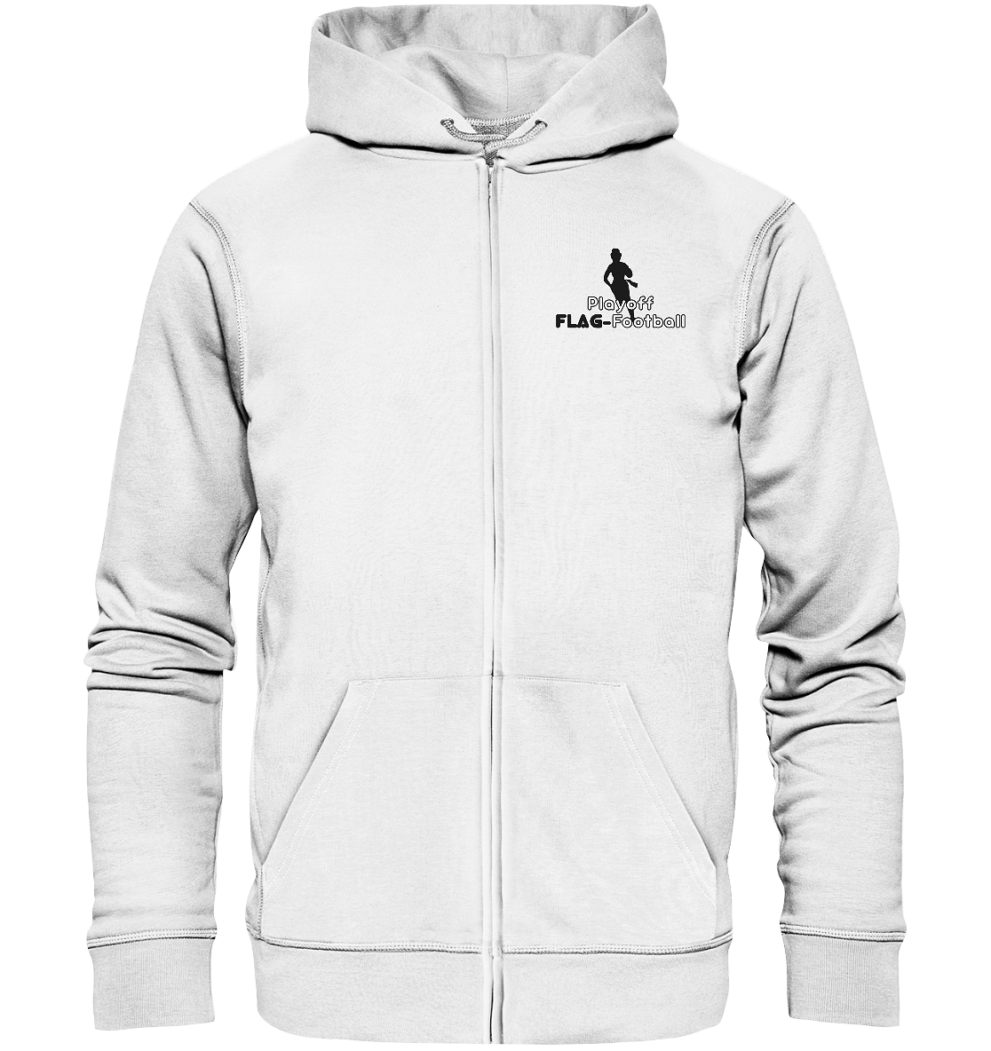 Playoff Flag Football  Women black  - Organic Zipper