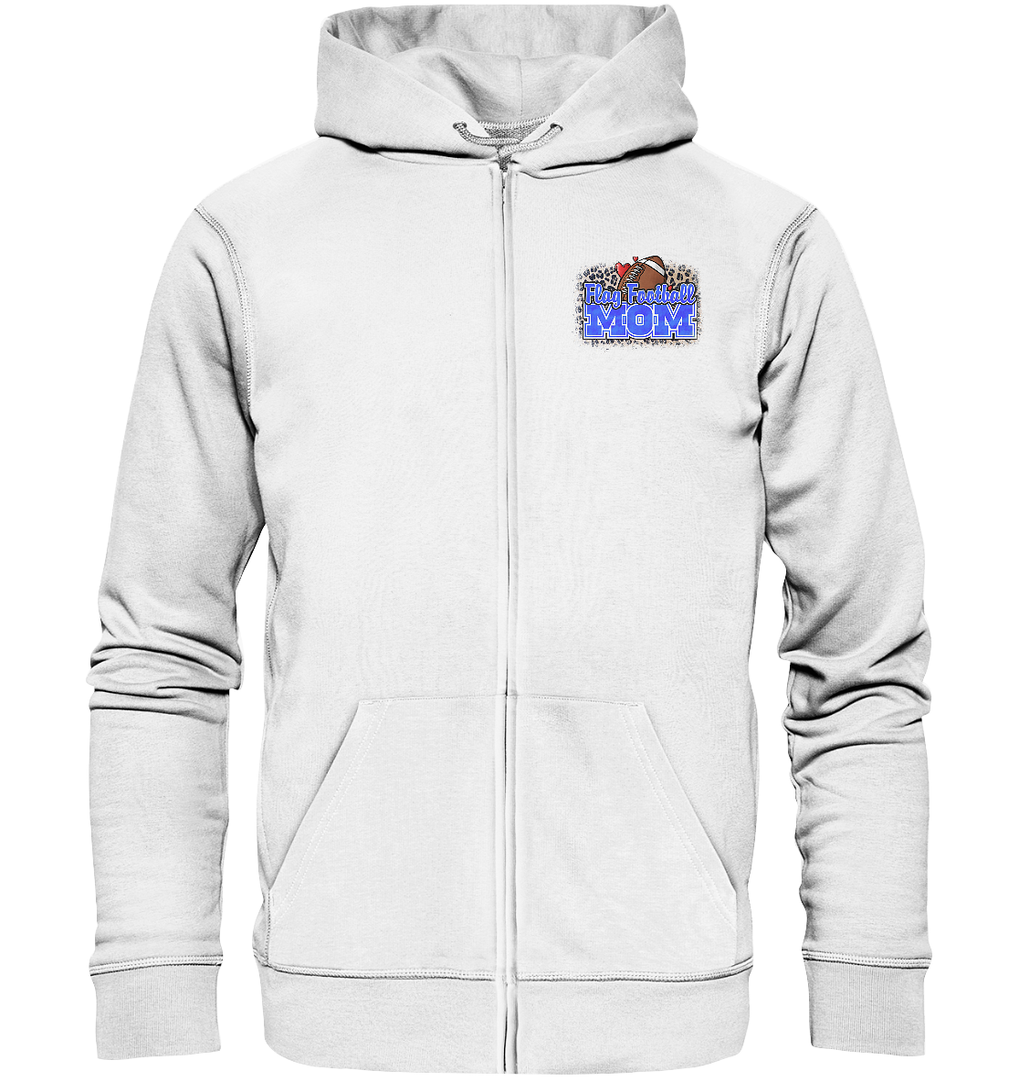 Flag Football Mom - Organic Zipper