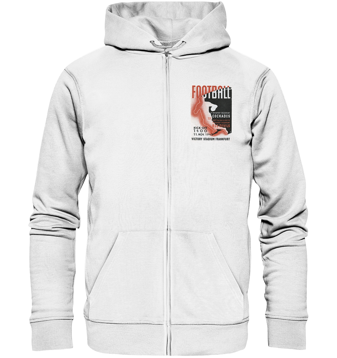 Red Devils Frankfurt 1945 - Organic Zipper