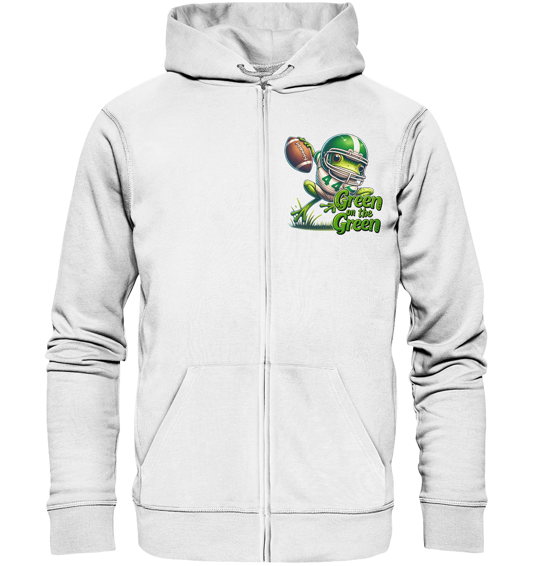 Green Frog - Organic Zipper