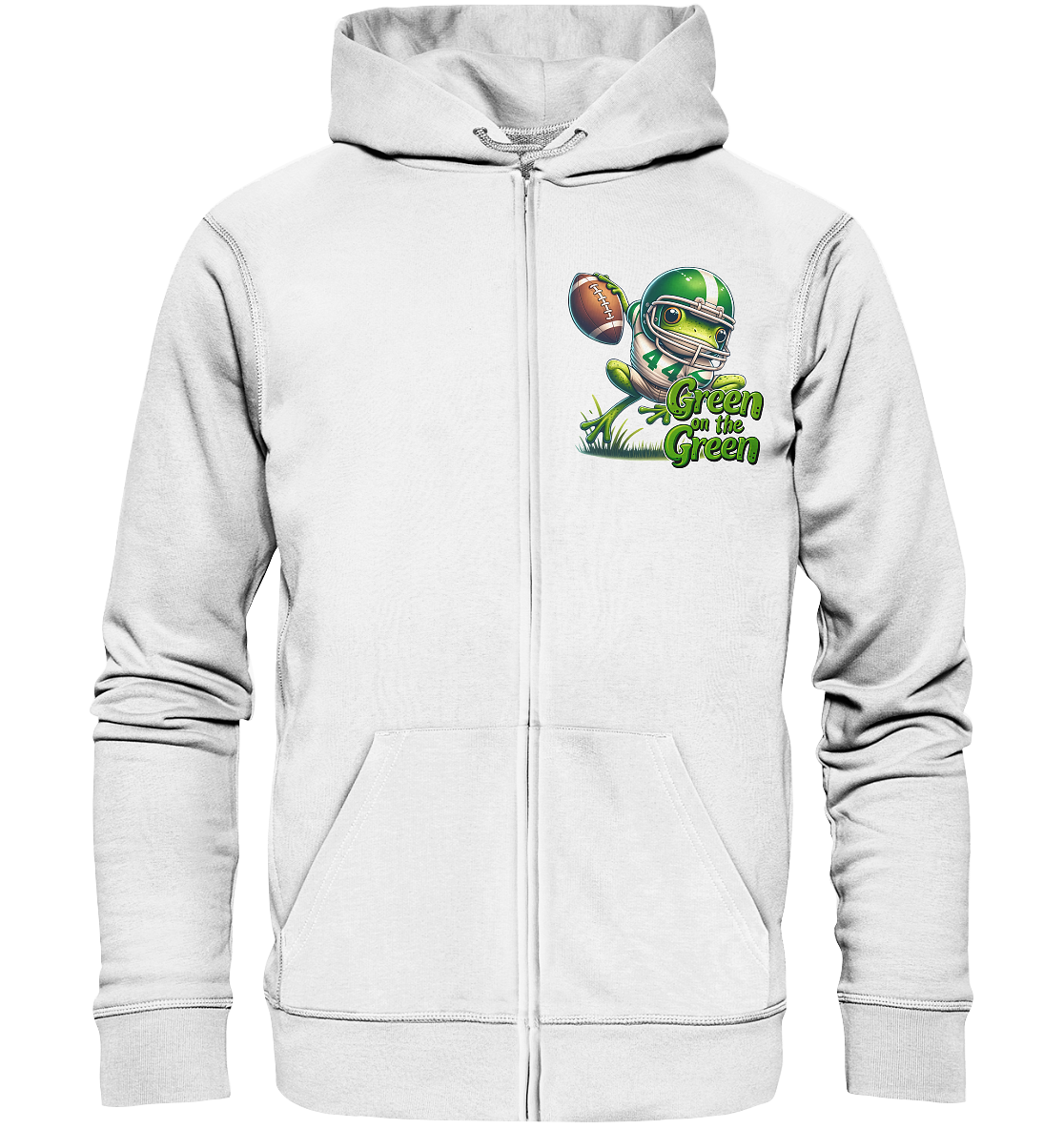 Green Frog - Organic Zipper