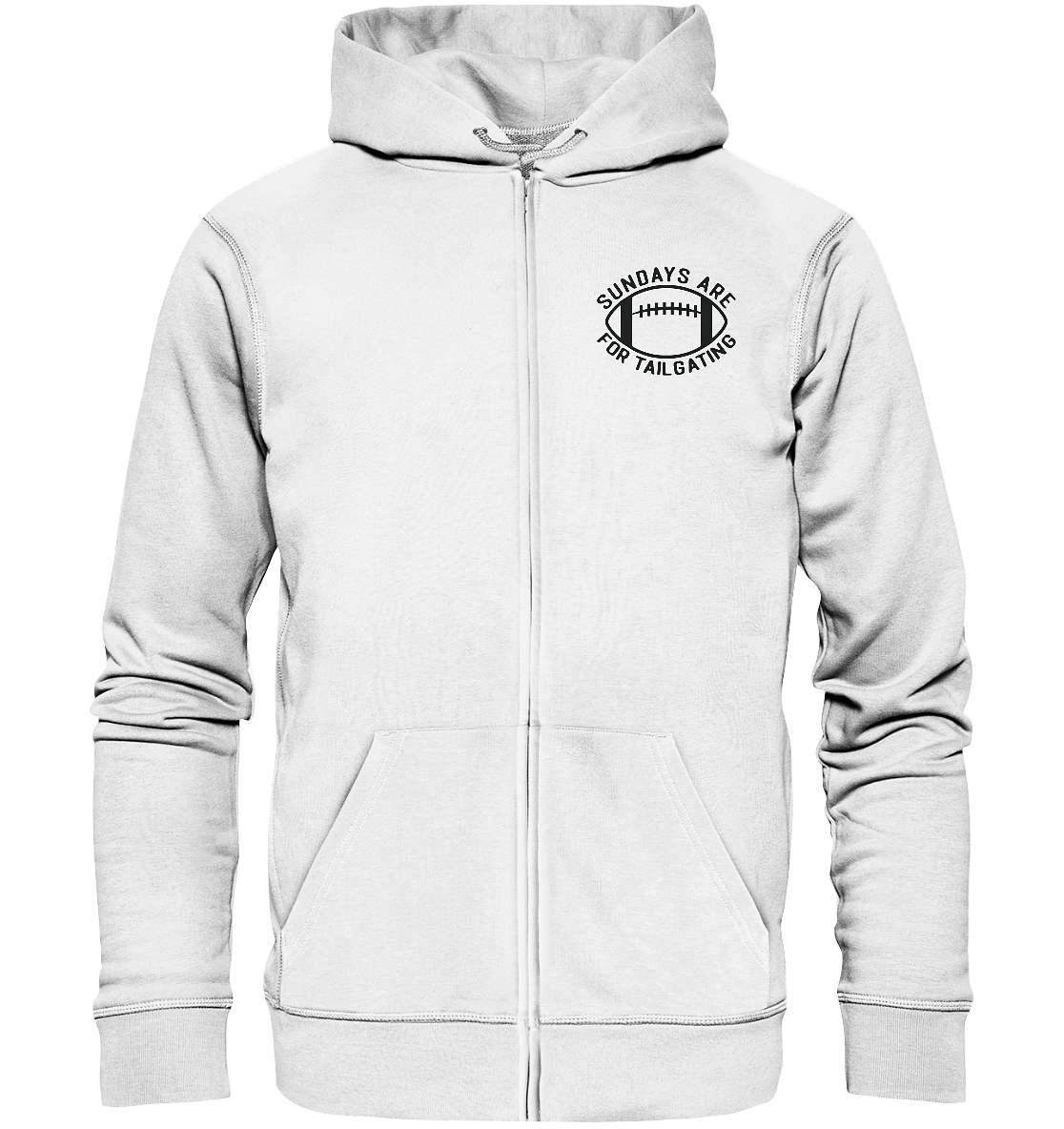 Sundays are for Tailgating  II - Organic Zipper