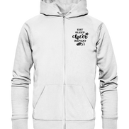 Eat Sleep Cheer Repeat - Organic Zipper