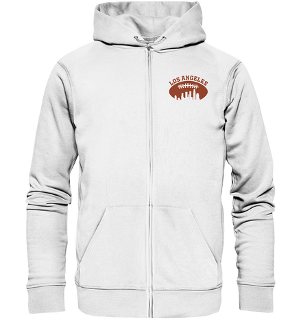 Los Angeles Football Silhouette - Organic Zipper