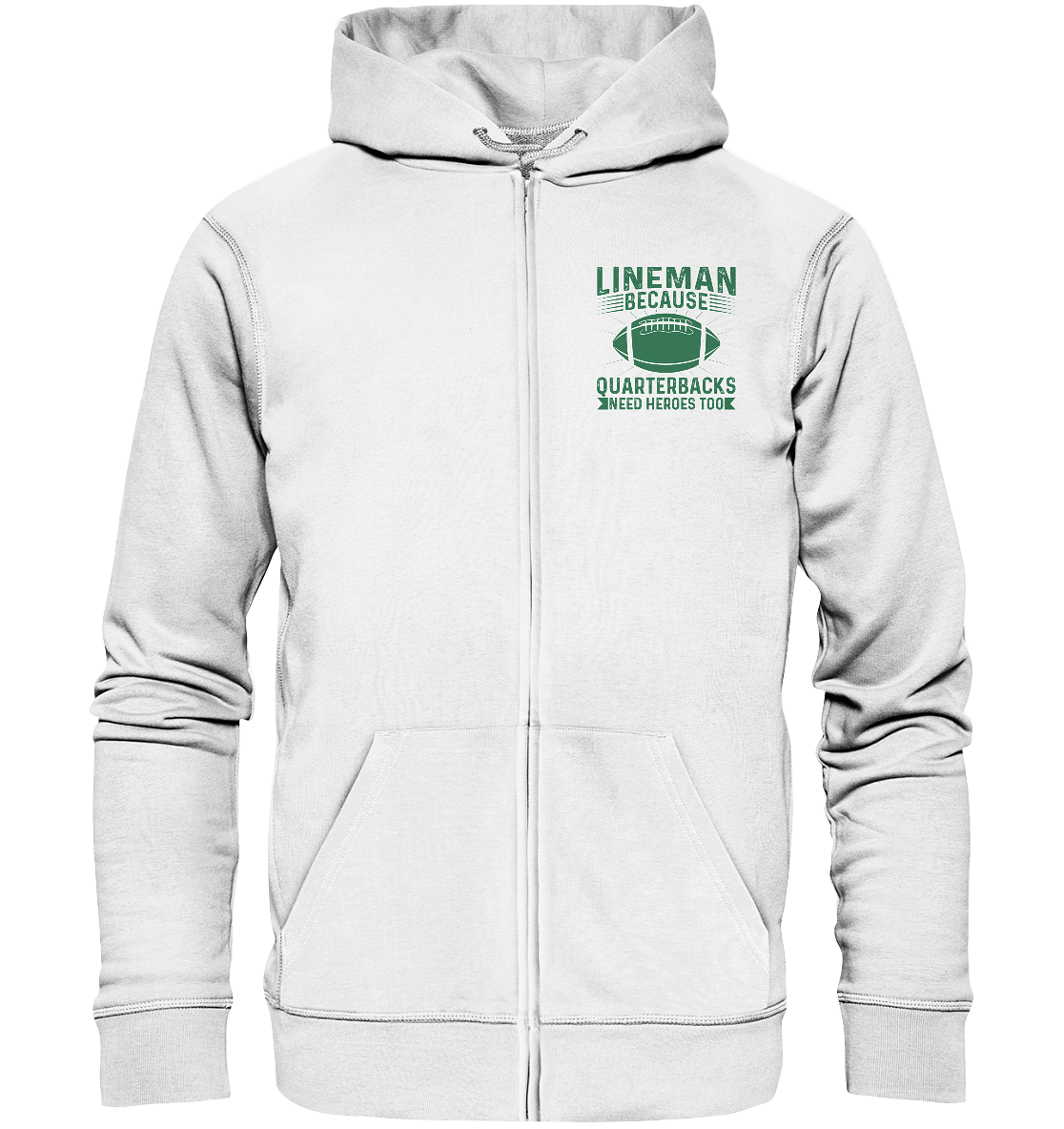 Lineman Heroes Green - Organic Zipper