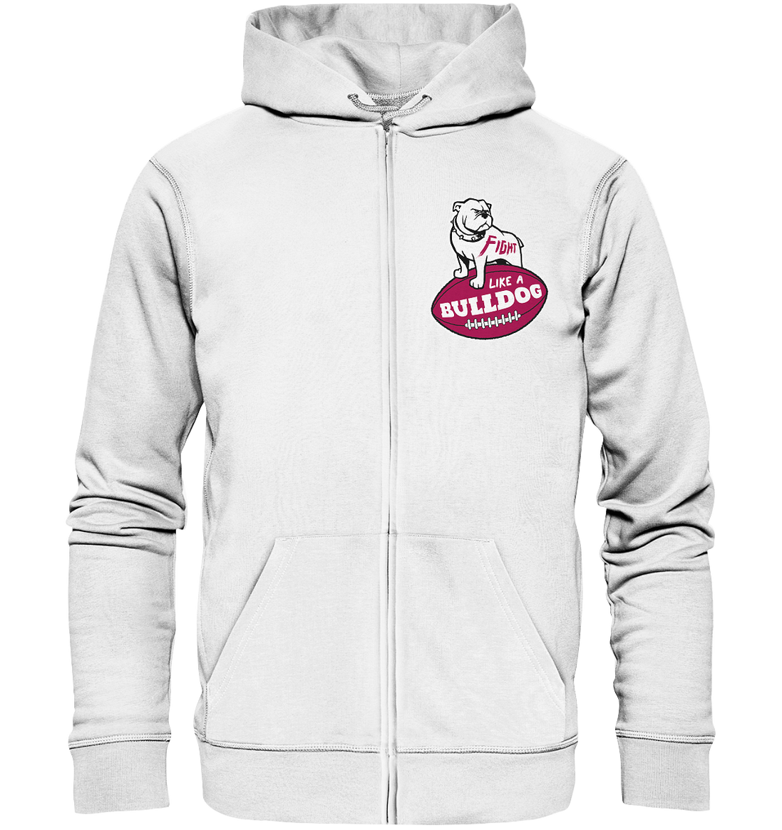 Fight like a Bulldog - Organic Zipper