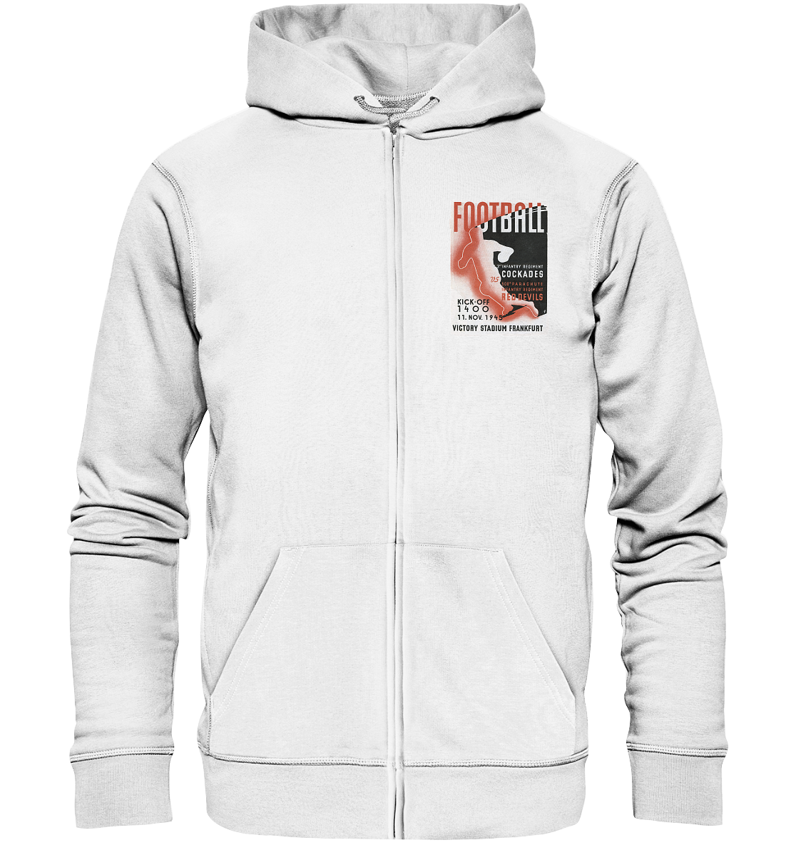Red Devils Frankfurt 1945 - Organic Zipper