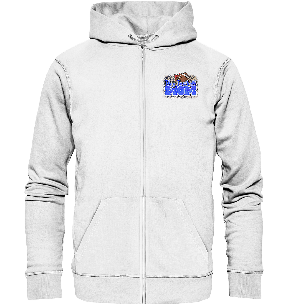 Flag Football Mom - Organic Zipper