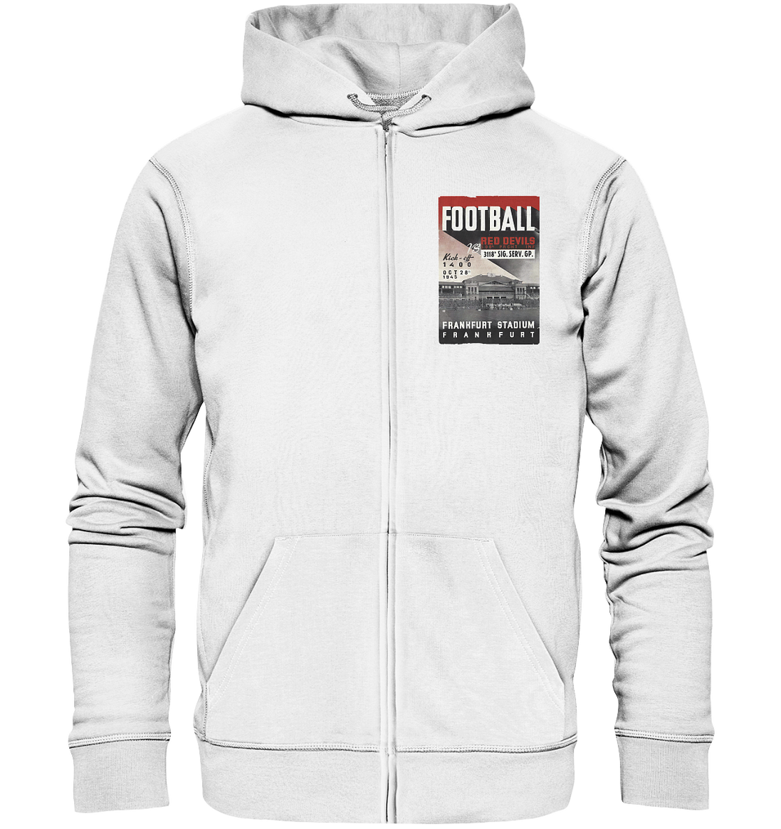 Frankfurt Football 1945 - Organic Zipper