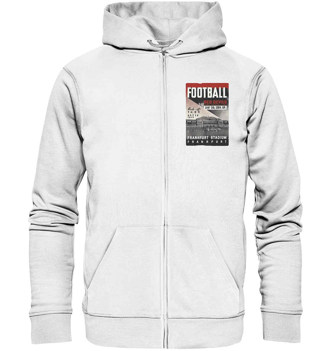 Frankfurt Football 1945 - Organic Zipper