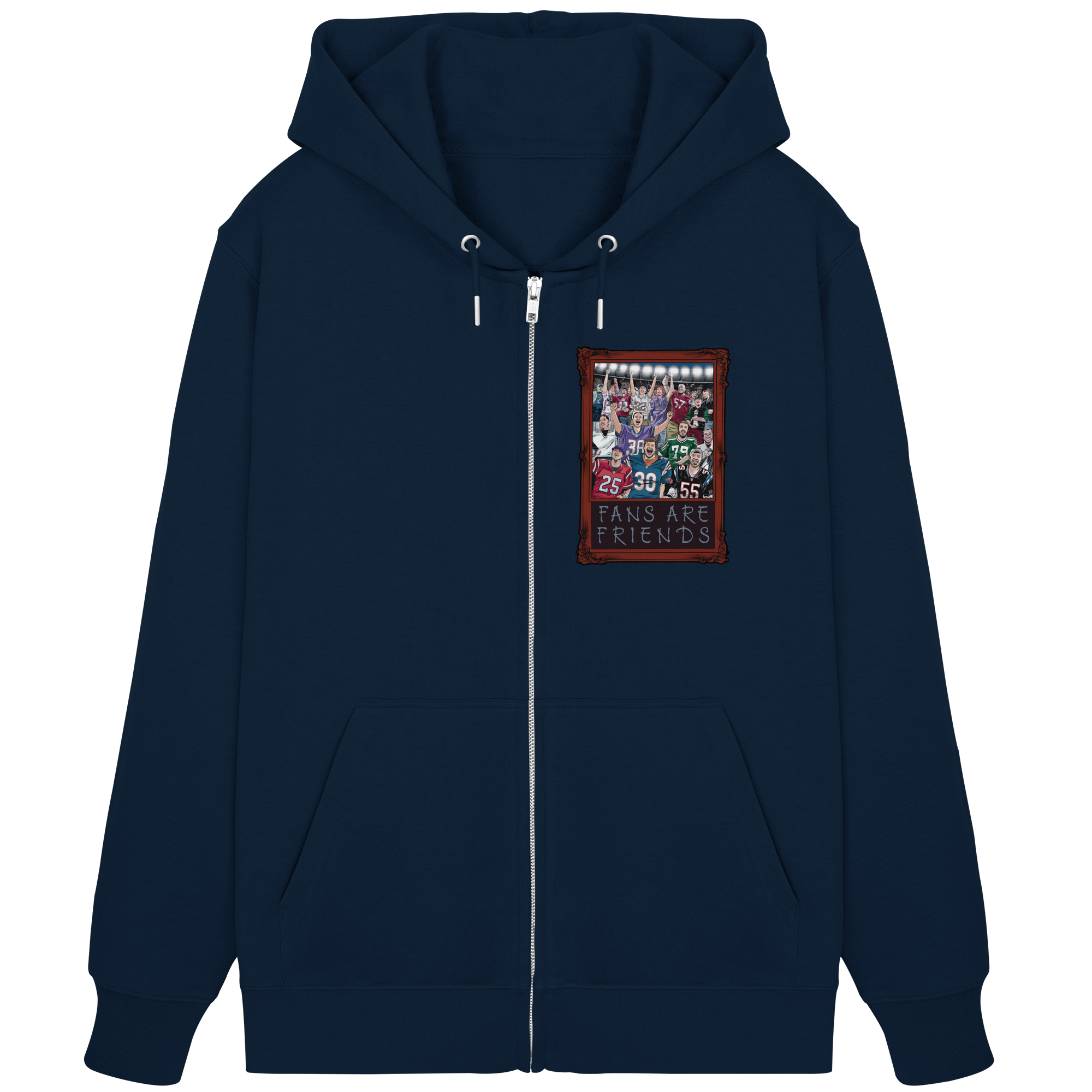 Fans are Friends  - Organic Zipper