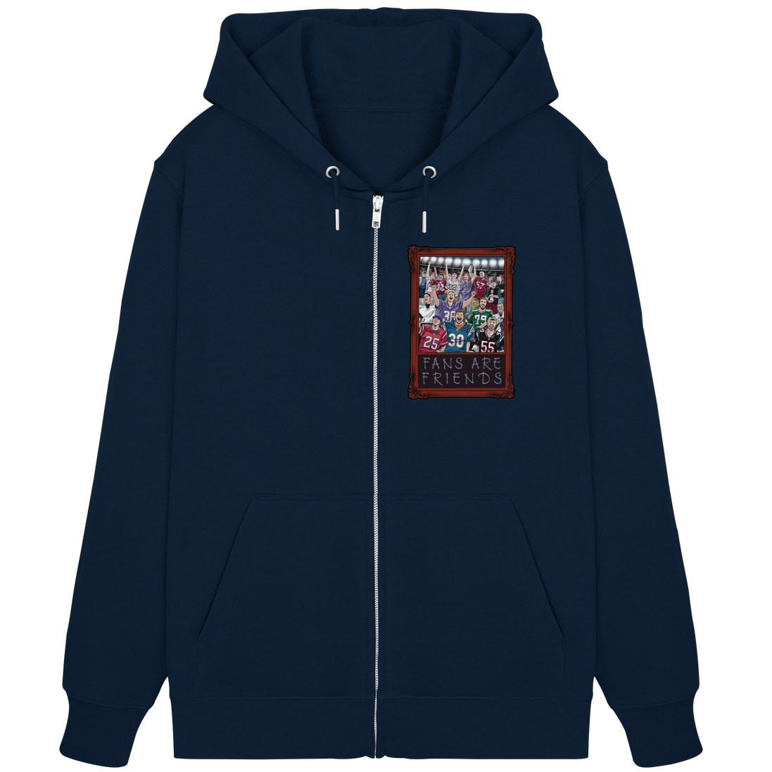 Fans are Friends  - Organic Zipper