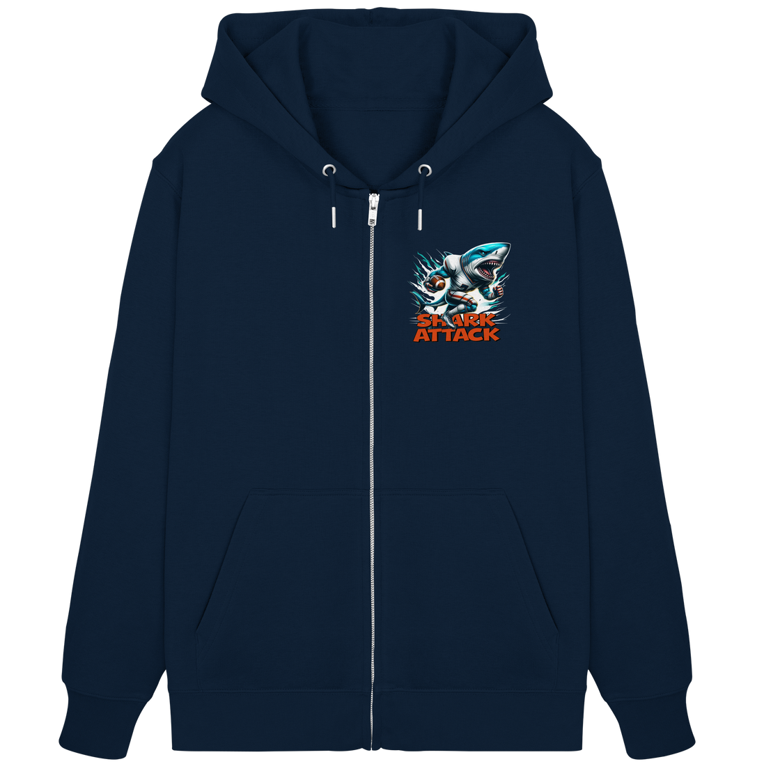 Shark Attack - Organic Zipper