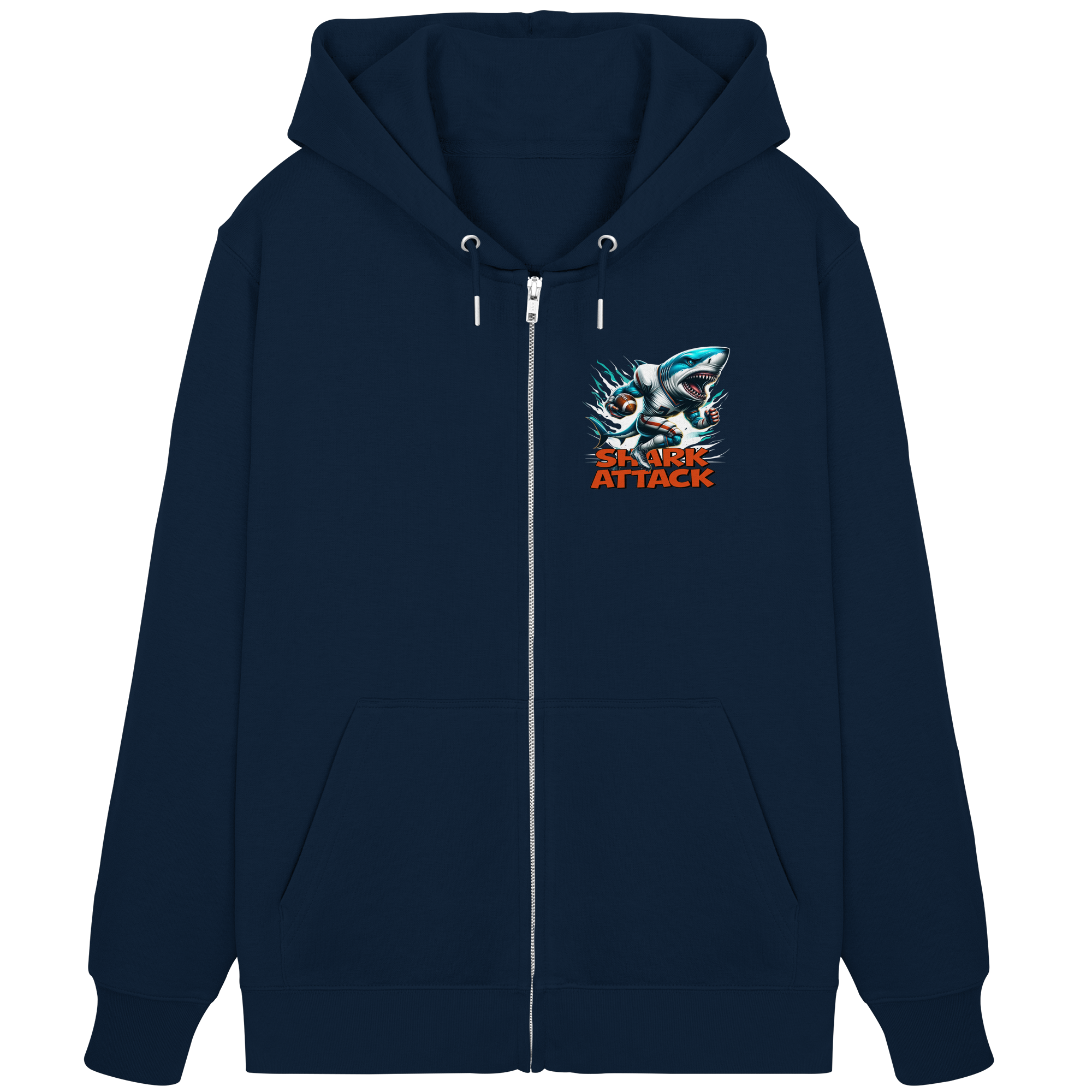 Shark Attack - Organic Zipper