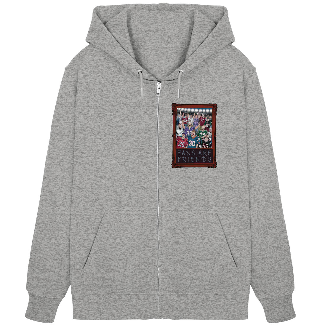 Fans are Friends  - Organic Zipper