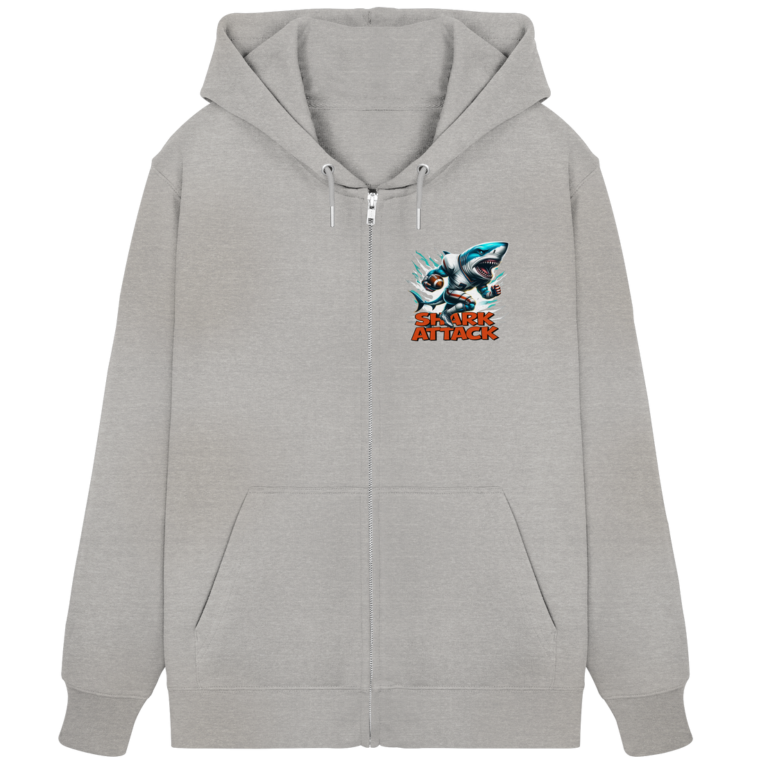 Shark Attack - Organic Zipper