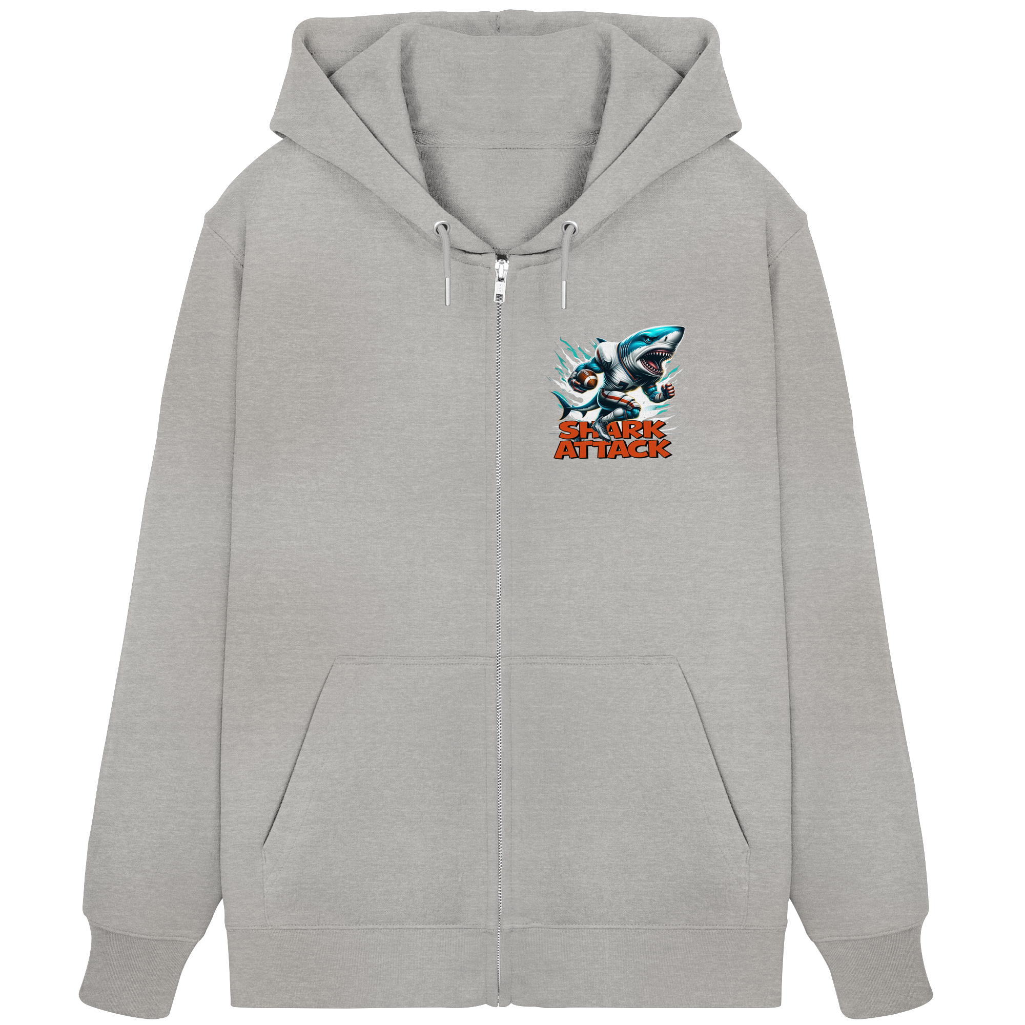 Shark Attack - Organic Zipper