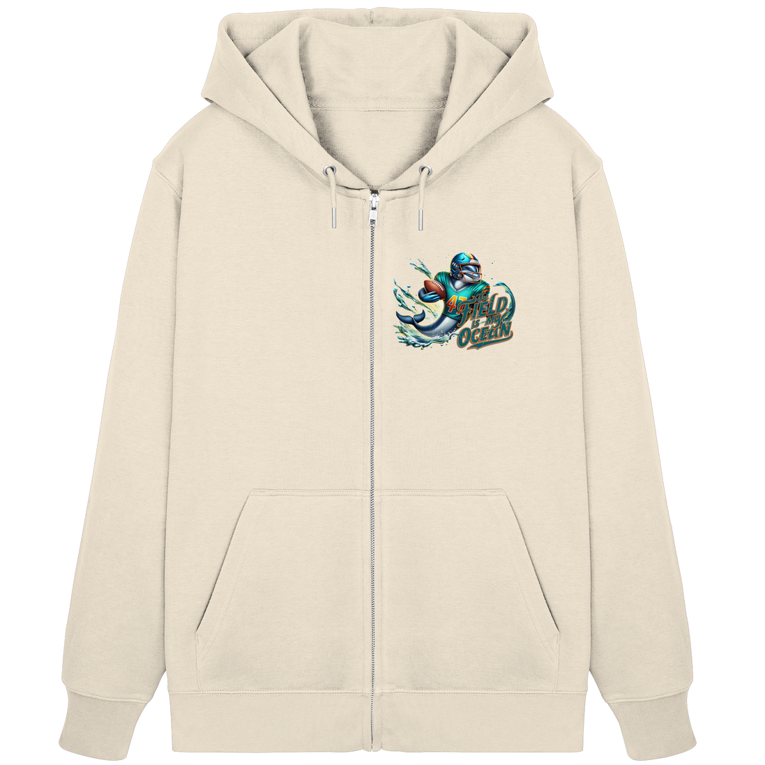The Field is my Ocean - Organic Zipper