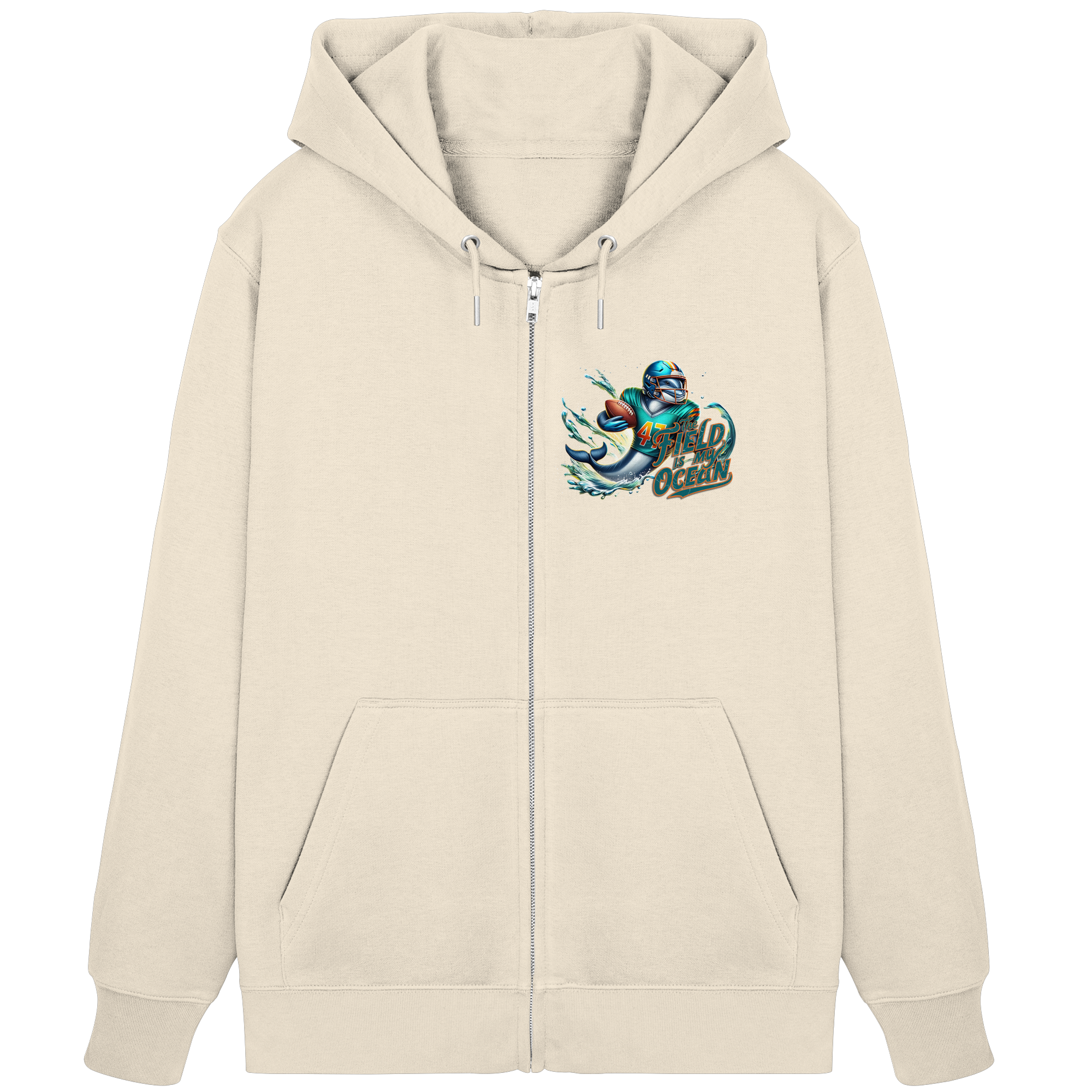 The Field is my Ocean - Organic Zipper
