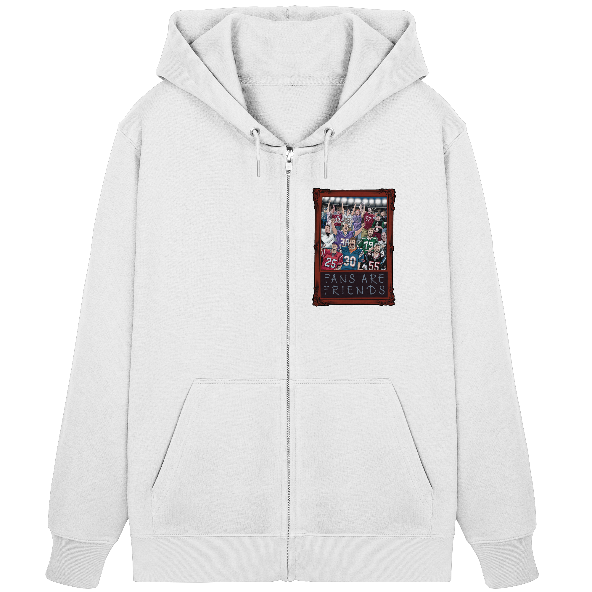 Fans are Friends  - Organic Zipper
