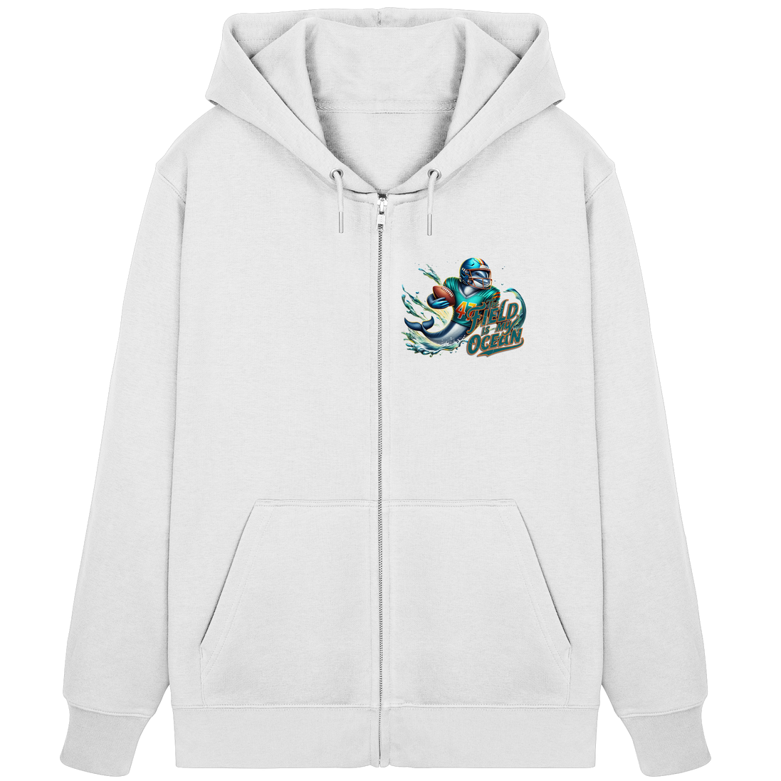 The Field is my Ocean - Organic Zipper