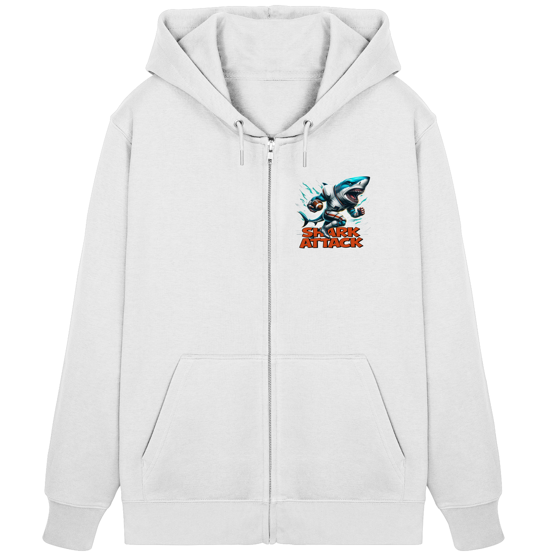 Shark Attack - Organic Zipper