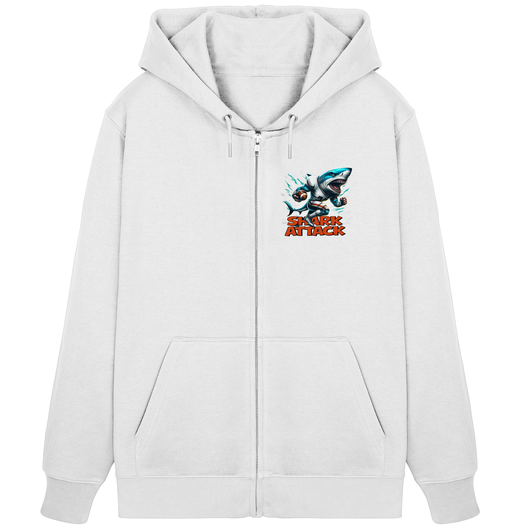 Shark Attack - Organic Zipper