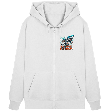 Shark Attack - Organic Zipper