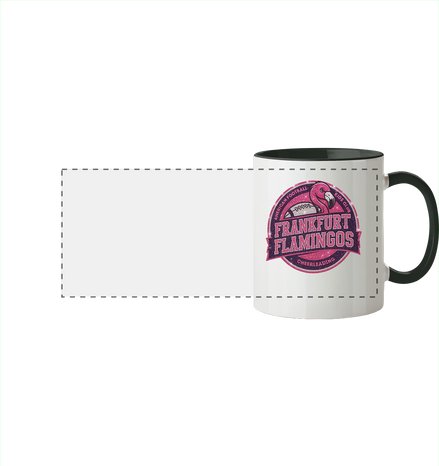 Frankfurt Flamingos - Two-tone Panorama Mug