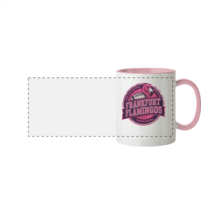 Frankfurt Flamingos - Two-tone Panorama Mug