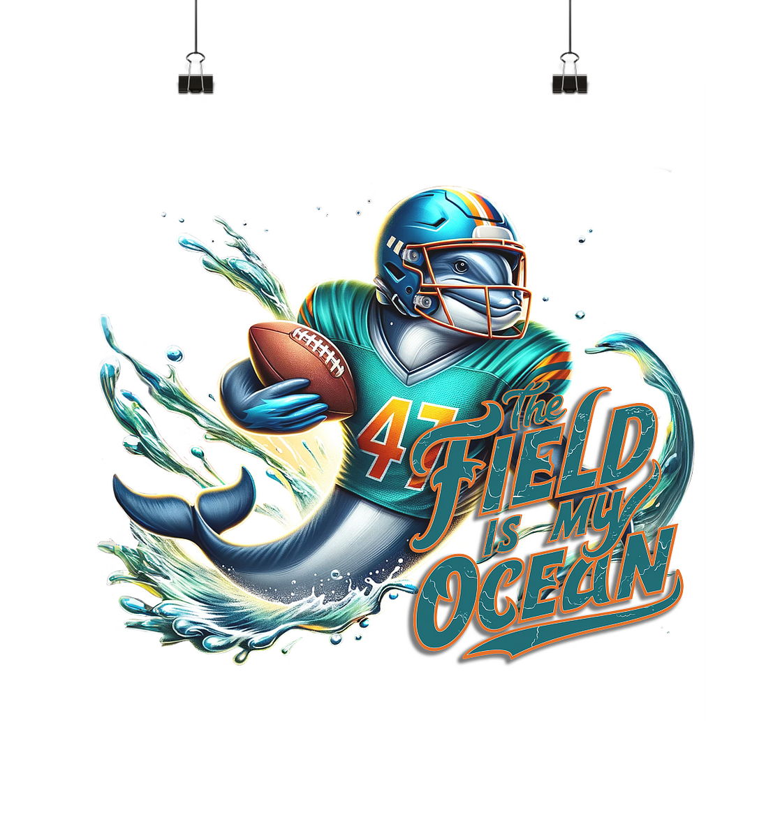 The Field is my Ocean - Poster 30x30