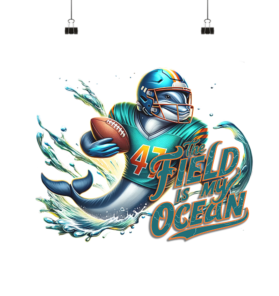 The Field is my Ocean - Poster 30x30