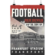 Frankfurt Football 1945 - Poster Din A4 (hoch)