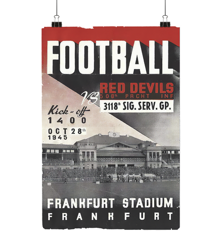 Frankfurt Football 1945 - Poster Din A4 (hoch)