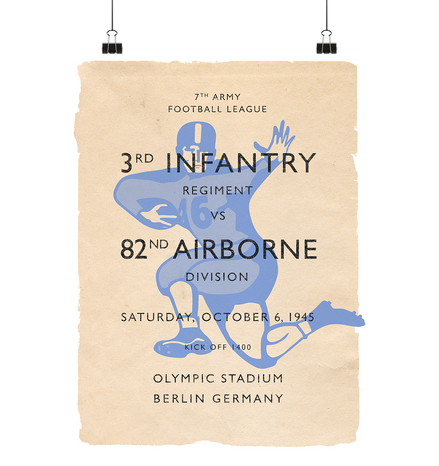 Infantry vs. Airborne 1945 Berlin  - Poster Din A4 (hoch)