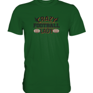 Crazy Football Lady - Premium Classic T-Shirt