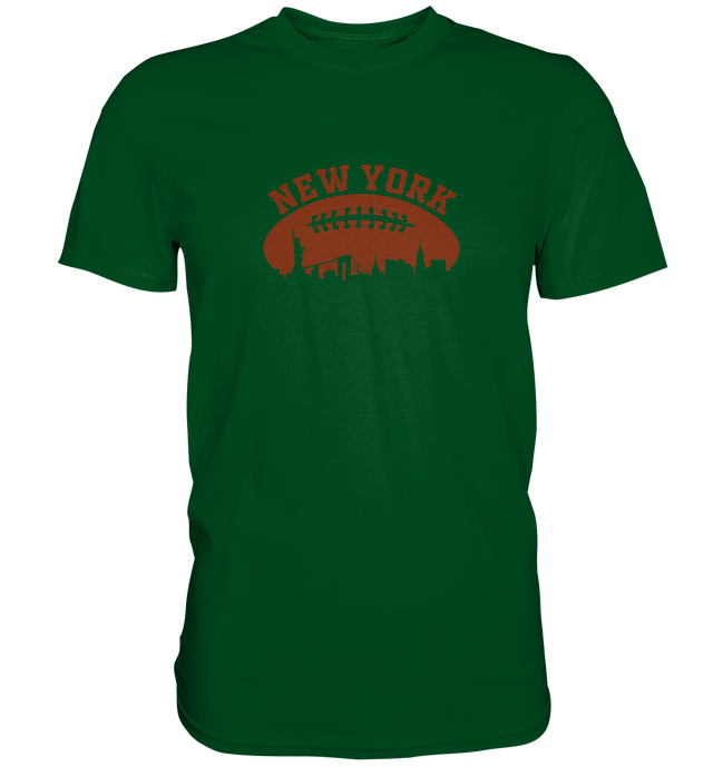 New York Football Silhoutte  - Premium Shirt