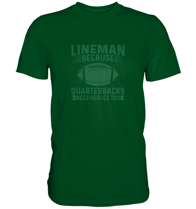 Lineman Heroes Green - Premium Shirt