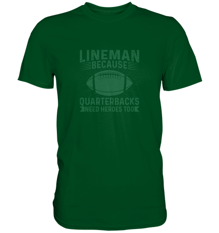 Lineman Heroes Green - Premium Shirt