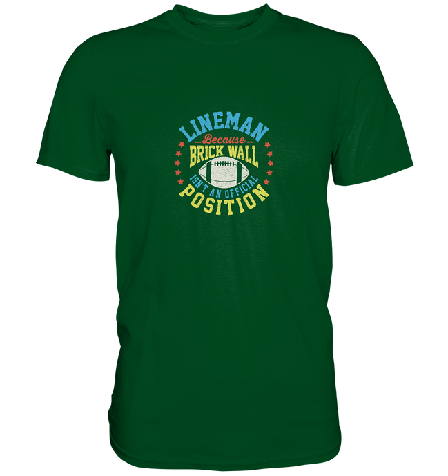 Lineman Brick Wall - Premium Shirt