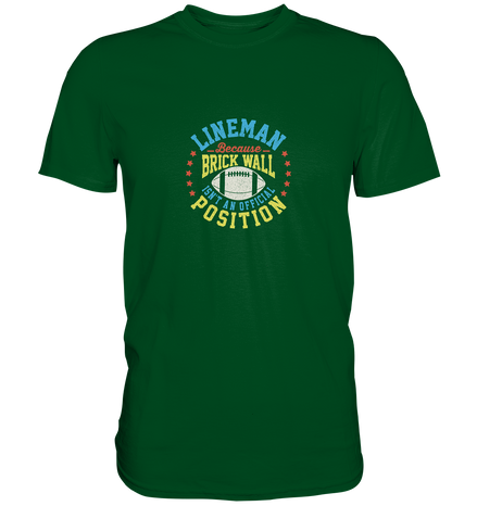 Lineman Brick Wall - Premium Shirt