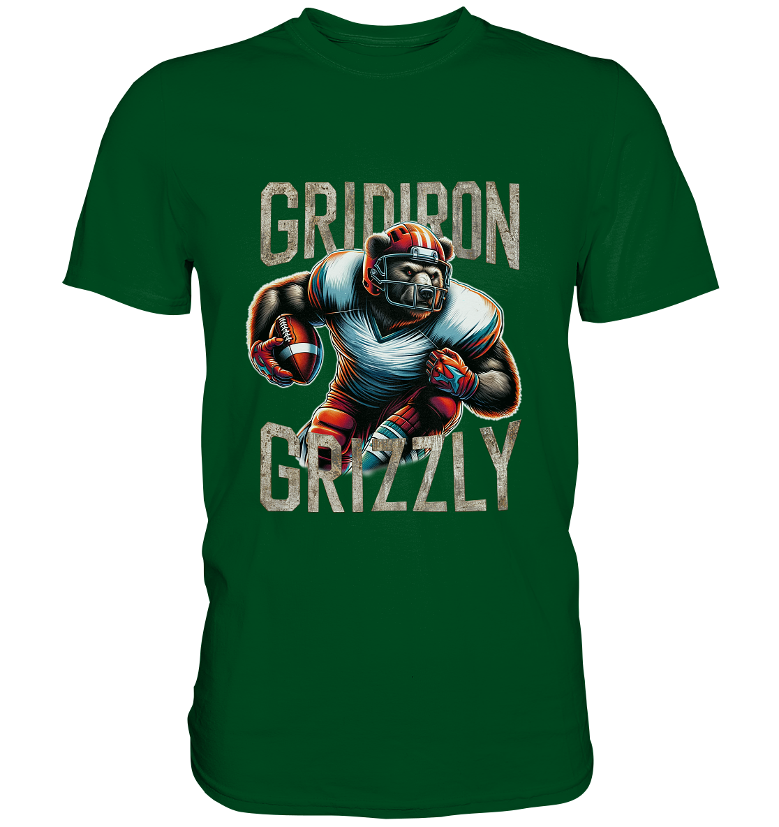 Gridiron Grizzly - Premium Shirt