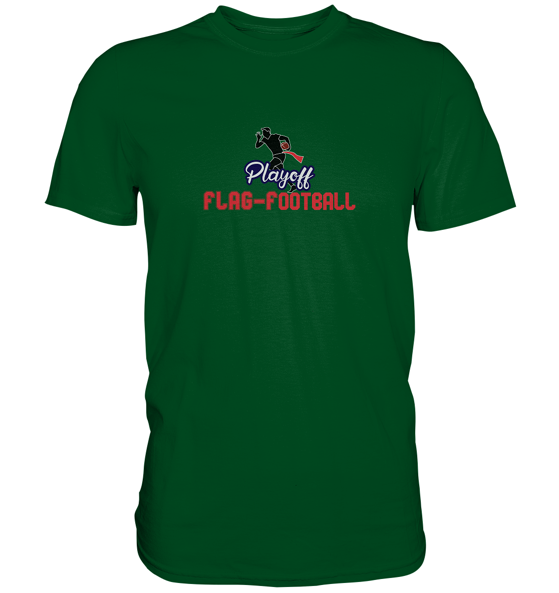 Playoff Flag Football Men red - Premium Shirt