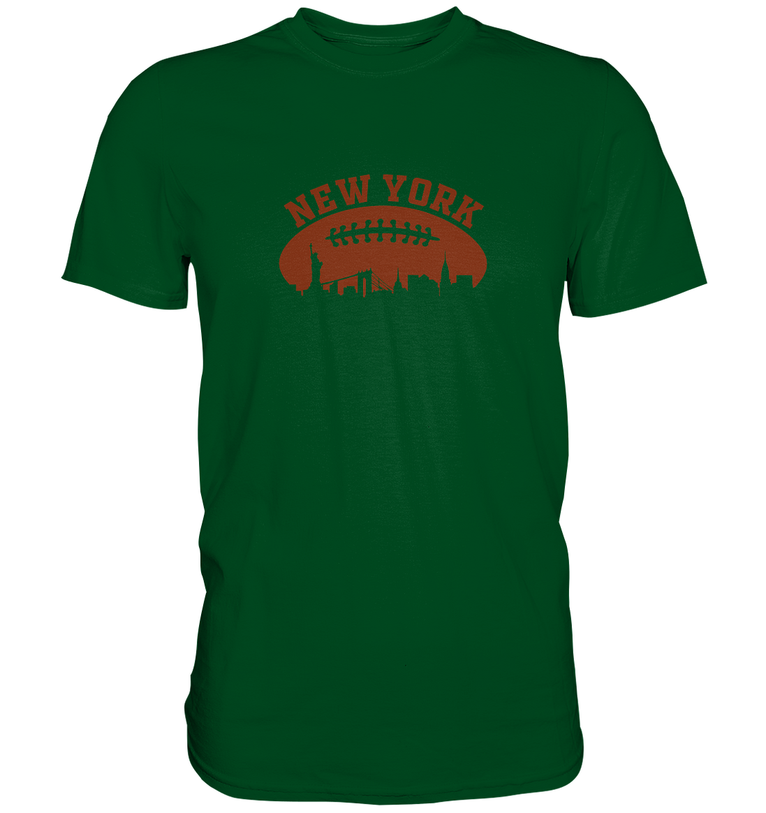 New York Football Silhoutte  - Premium Shirt