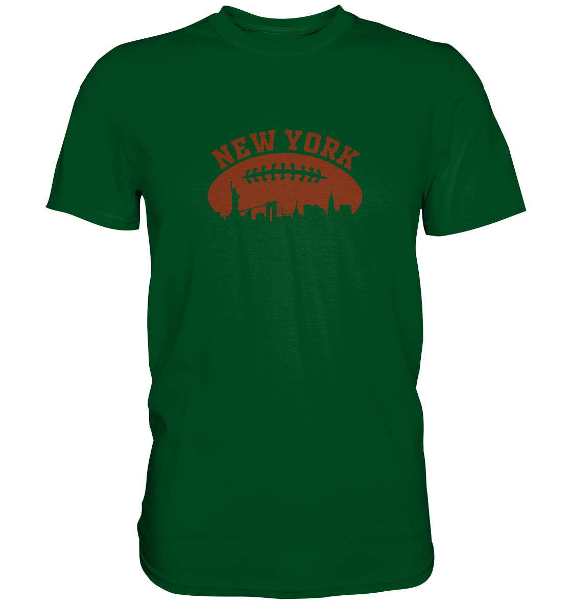 New York Football Silhoutte  - Premium Shirt