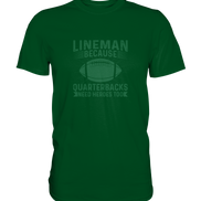 Lineman Heroes Green - Premium Shirt